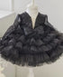 Mikaela Dress Home Little Palace Store 80CM(6M-12M) Black style B